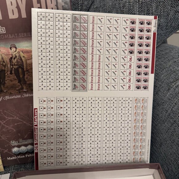 Baptism By Fire: The Battle of Kasserine (opened, never played) - Picture 5 of 11